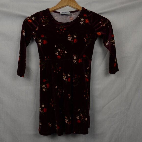 Old Navy Other - Old Navy Velvet Floral Dress Size S (Kids)